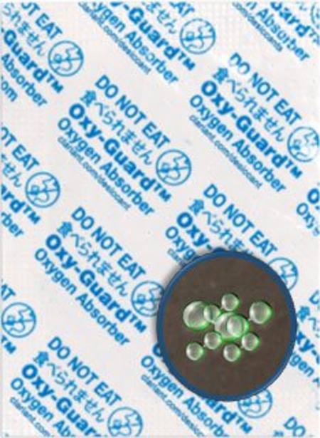 Buy Oxygen Absorber 50cc (oxygen absorbed per sachet) 200 .Once the pack is opened, the sachets begin to absorb oxygen, so either tightly re-seal or use completely pack .Food grade in NZ. 